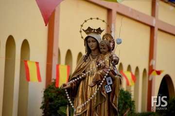 Procesión religiosa por las calles de El Ejido (Foto Francisco Javier Santana)